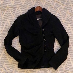 Beautiful velvety asymmetrical blazer